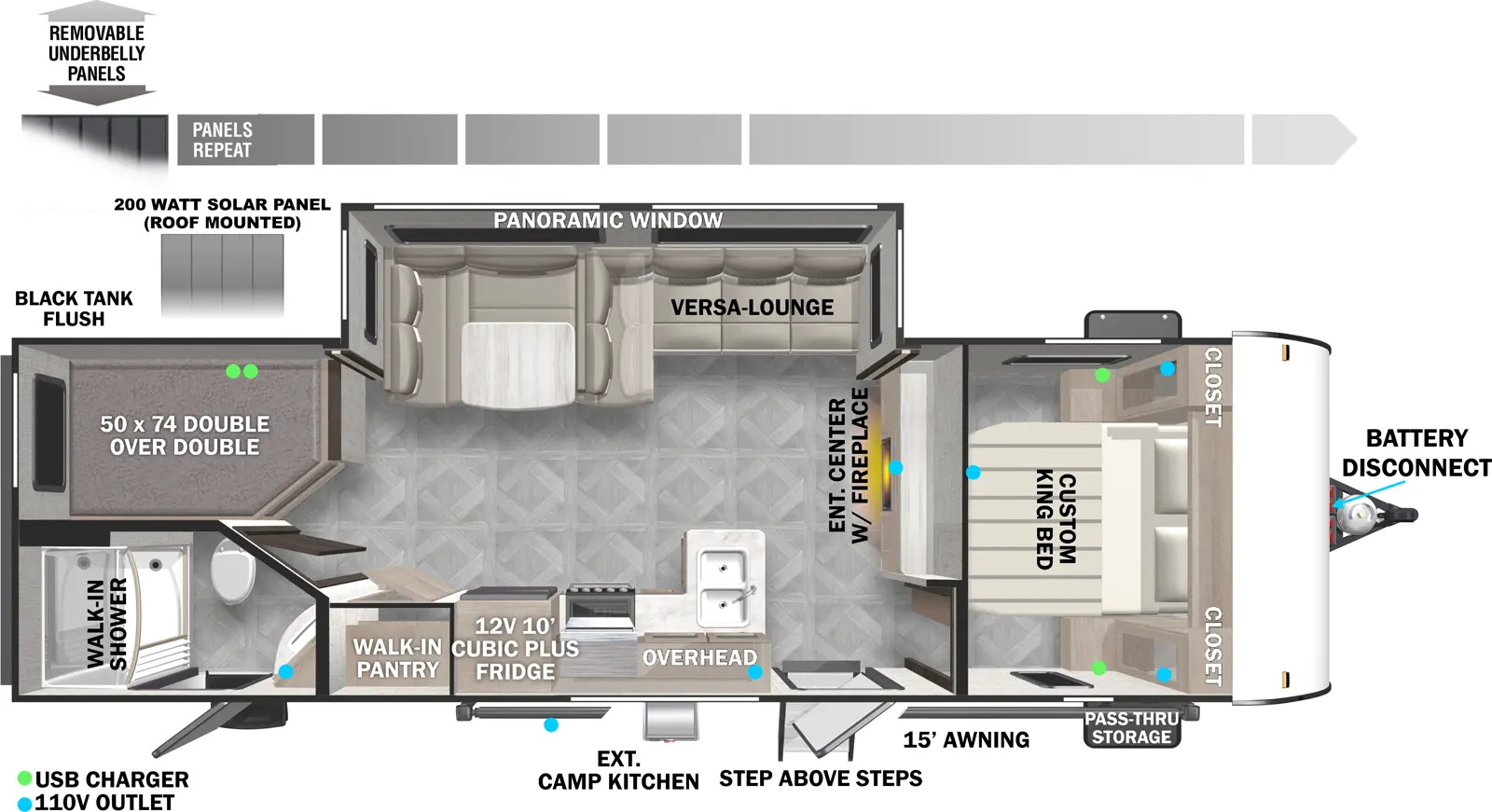 Evo Northwest 2700BHX Floorplan